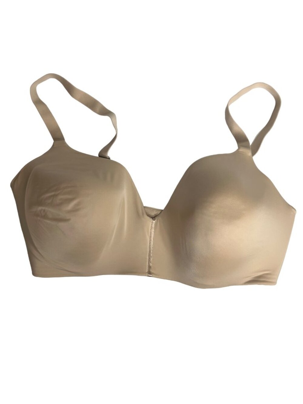 Maidenform Wireless Bra Womens Size 38D‎ Beige Padded